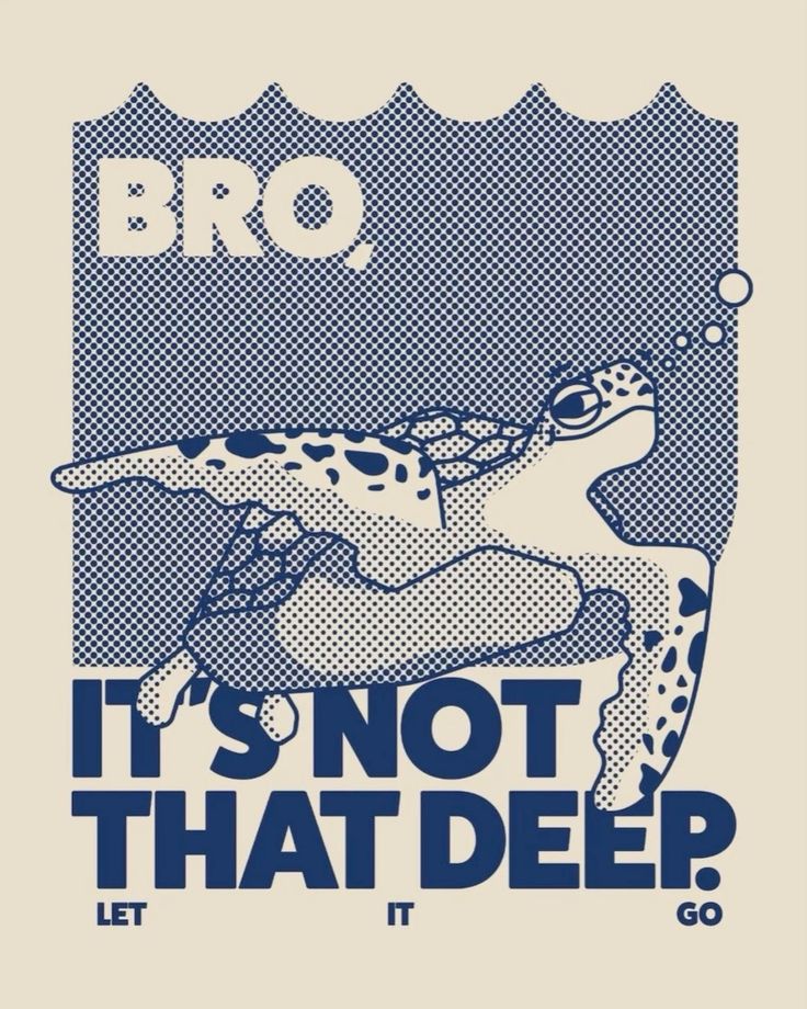 Bro, It’s Not That Deep Poster