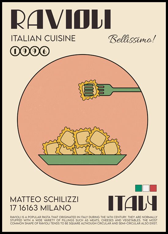 We made something nice – The Ravioli Poster