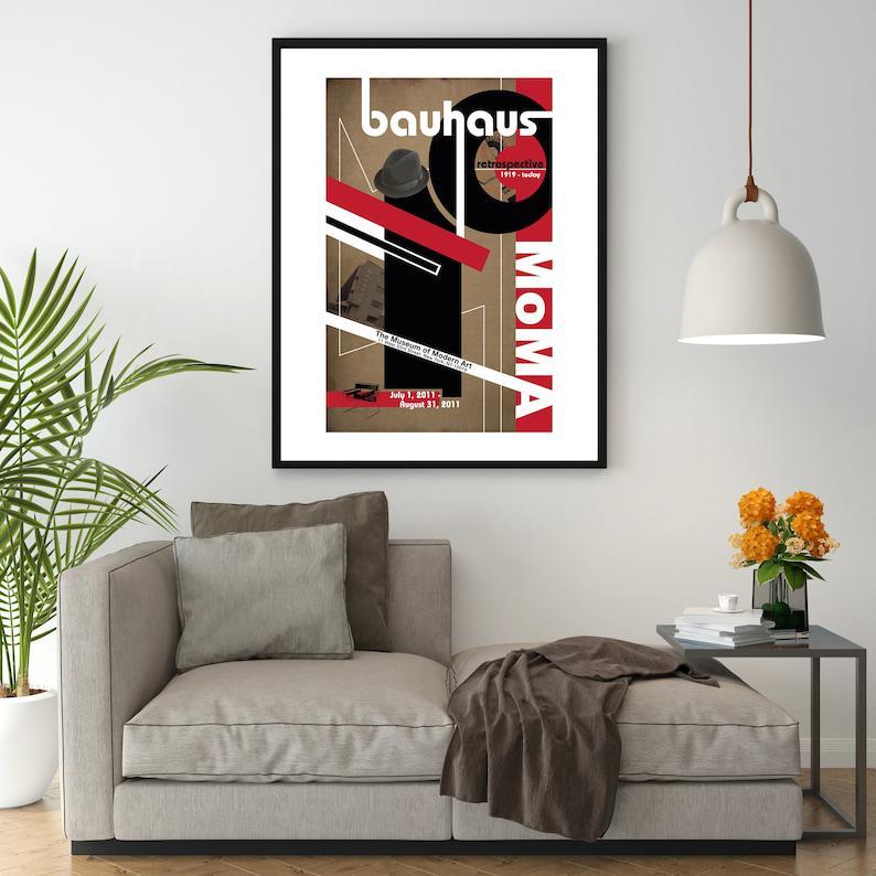 Bauhaus Poster , Moma The Museum Of Modern Art, Poster print, Wall Art