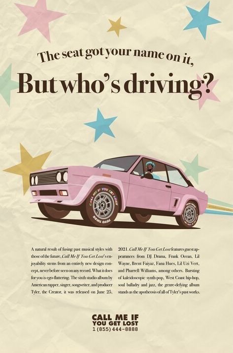 The Seat Got Your Name On It, But Who’s Driving Poster, Retro Poster, Vintage Poster