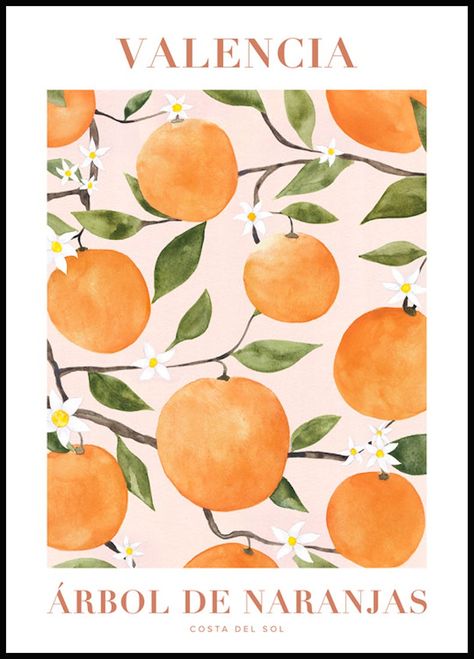 Valencia Orange Poster N125