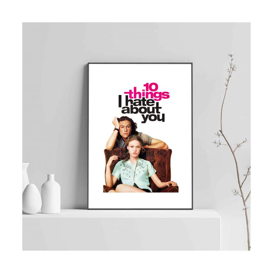 10 Things I Hate About You Poster Canvas, Poster Art Idea, Wall Art Idea