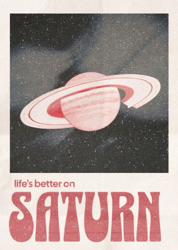 sza- saturn poster!