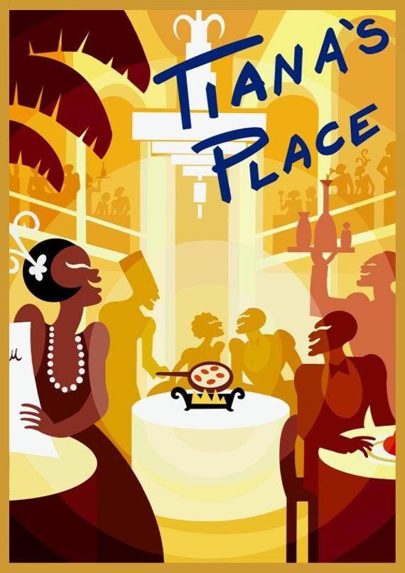 Tianas Place Princess and the Frog Print – Disney Poster, Disney Print, Disneyland Poster, Disneyla