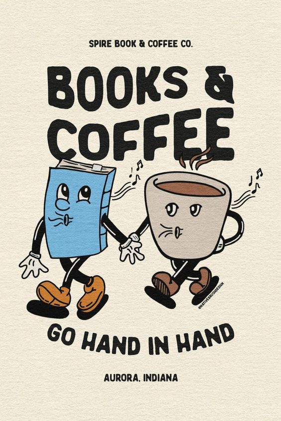 Books & Coffee Poster N285