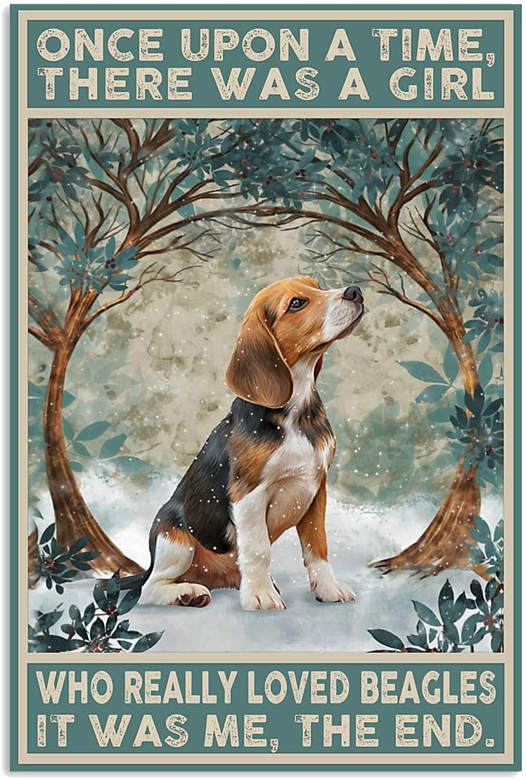 Poster No Frame, Beagle Really Loved Beagle It Was Me The End, Wall Art Decor, Poster print, Wall Art