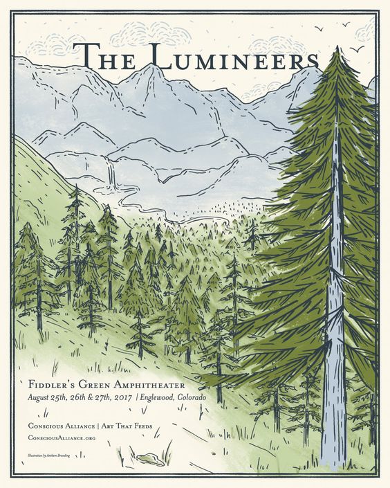 The Lumineers Tour Concert Poster N285