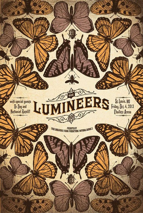 The Lumineers Tour Concert Poster