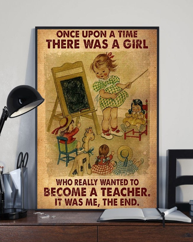 Become A Teacher Story  Poster 0921, Poster print, Wall Art