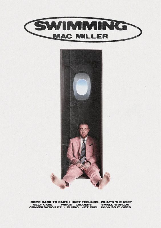 swimming – mac miller Poster