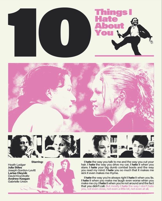 10 things i hate about you Poster